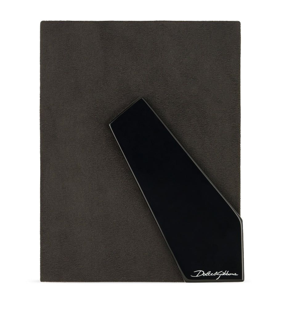 Lacquered Wood Zebra Photo Frame (8.7" x 6.7")