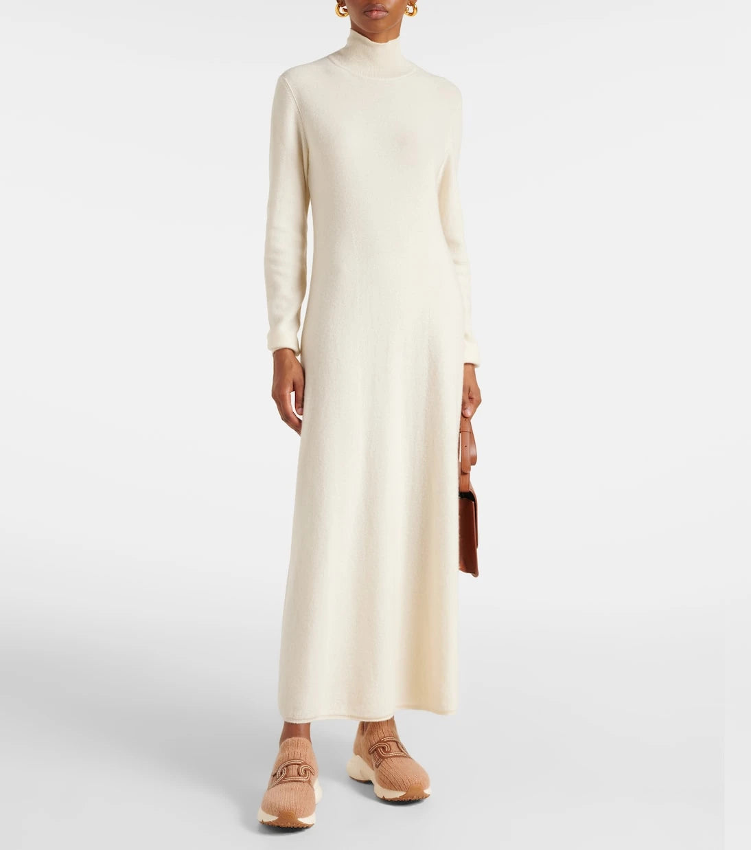 Tod's - Kate leather-trimmed slip-on sneakers