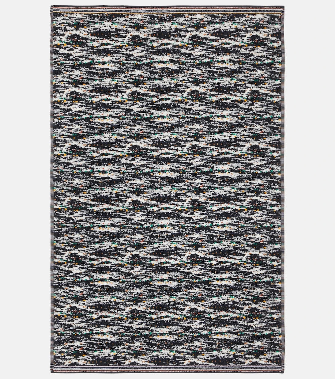 Missoni - منشفة شاطئ قطنية تيري مصبوغة بخيوط "تويست"