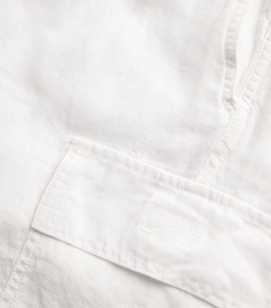 Linen Cargo-Pockets Baie Shorts