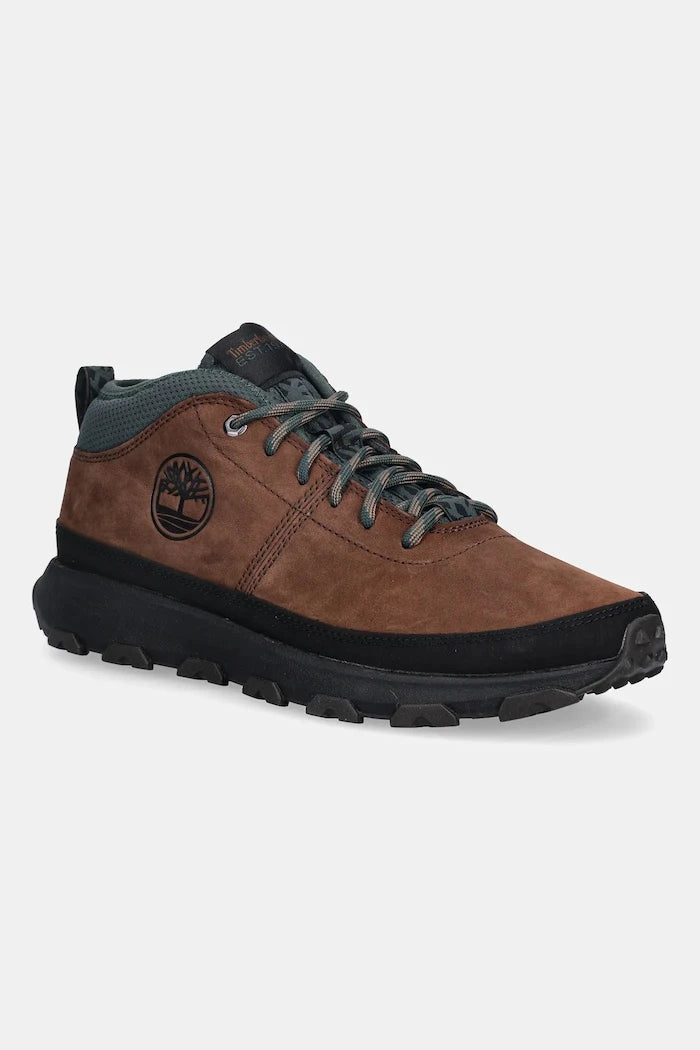 Кожени обувки Timberland Winsor Trail Mid Lace