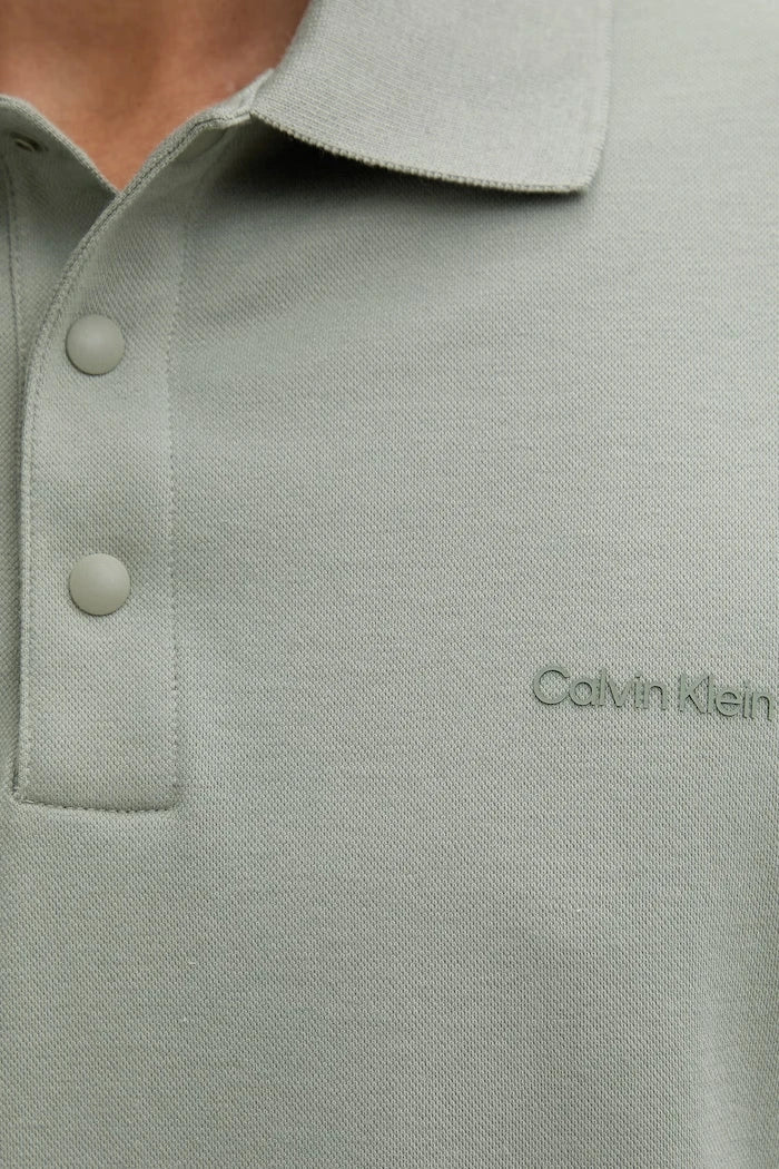 Calvin Klein Тениска с яка мъжка с памук