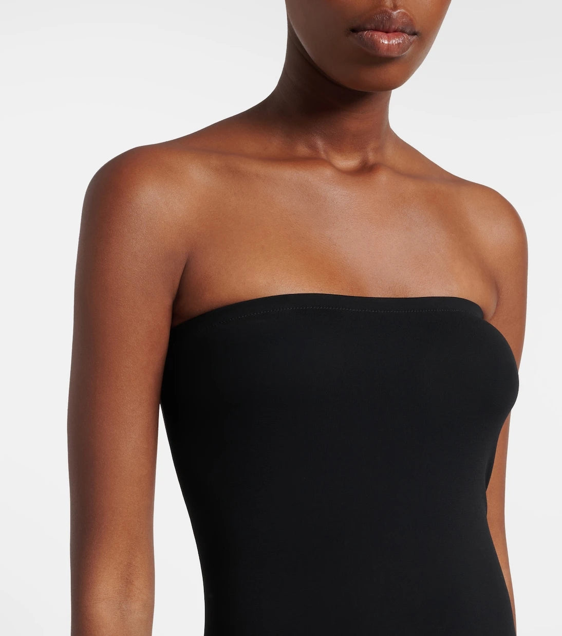 Gucci - Lace-trimmed jersey minidress