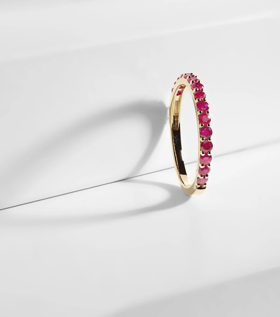 Stone and Strand - Forever Birthstone 14kt gold ring with ruby