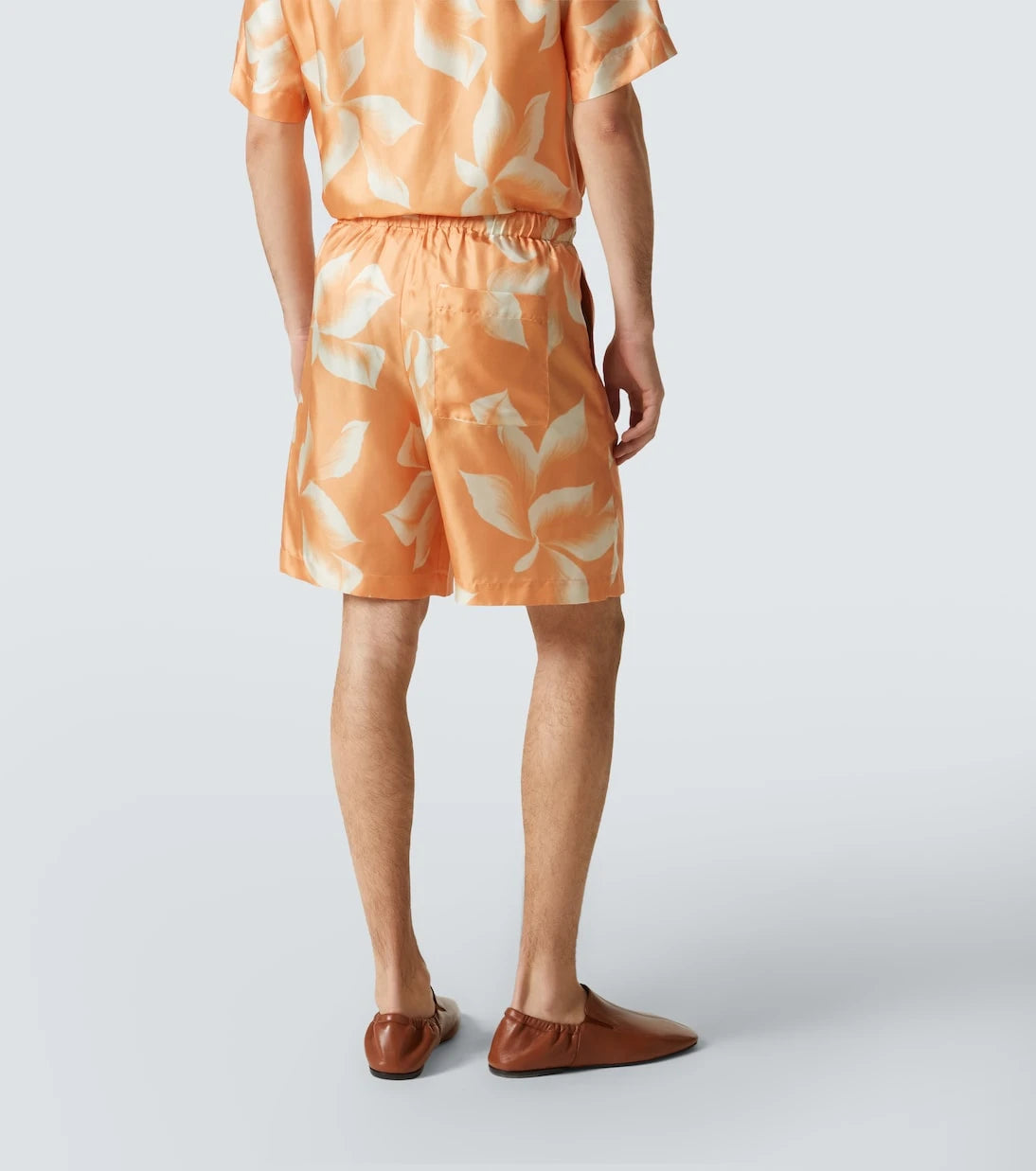 Dries Van Noten - Printed silk shorts