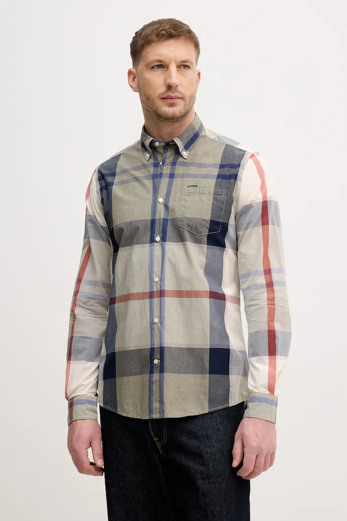 Barbour риза мъжка от памук Harris Tailored Shirt