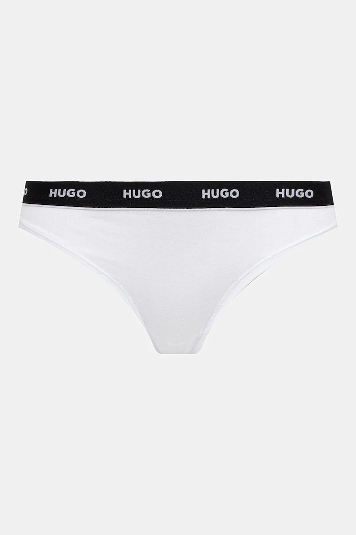 Прашки HUGO (3 чифта) TRIPLET THONG STRIPE