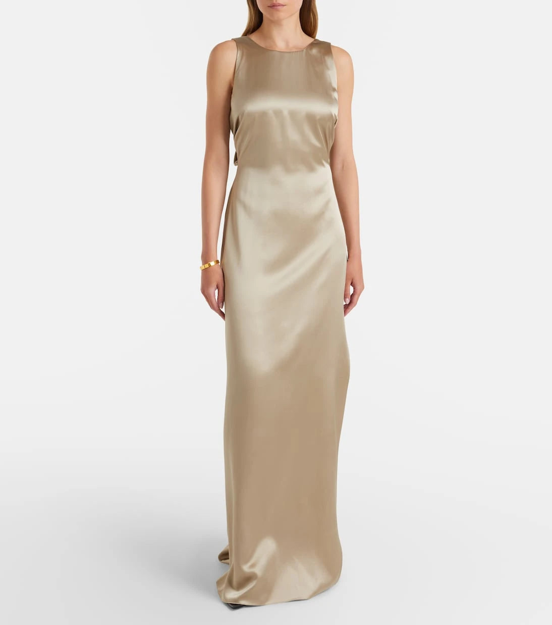 Max Mara - Azoto silk satin maxi dress