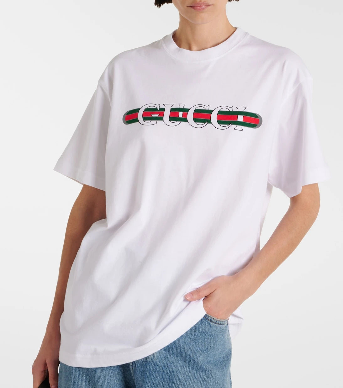 Gucci - Logo cotton jersey T-shirt