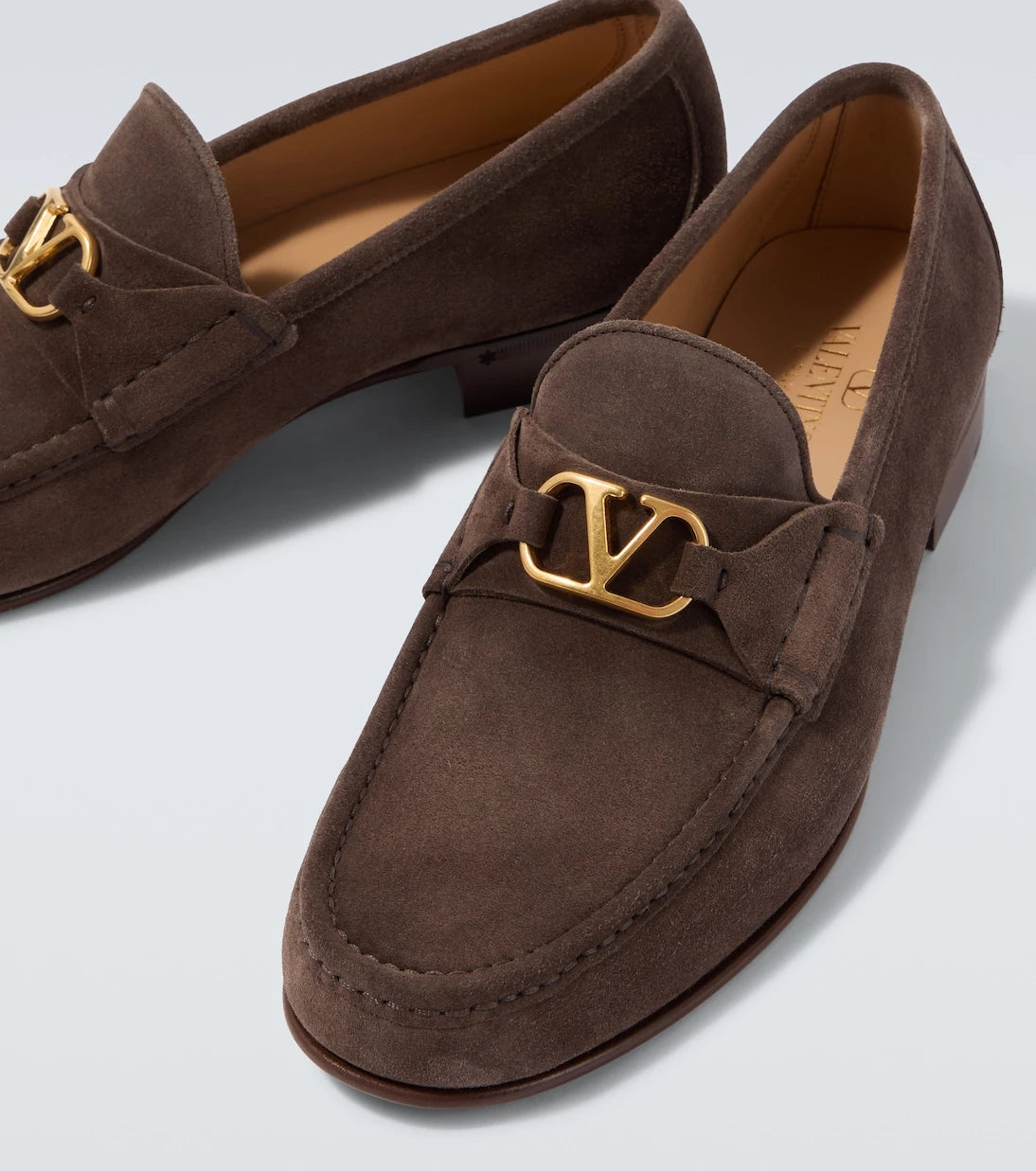 Valentino Garavani - VLogo suede loafers