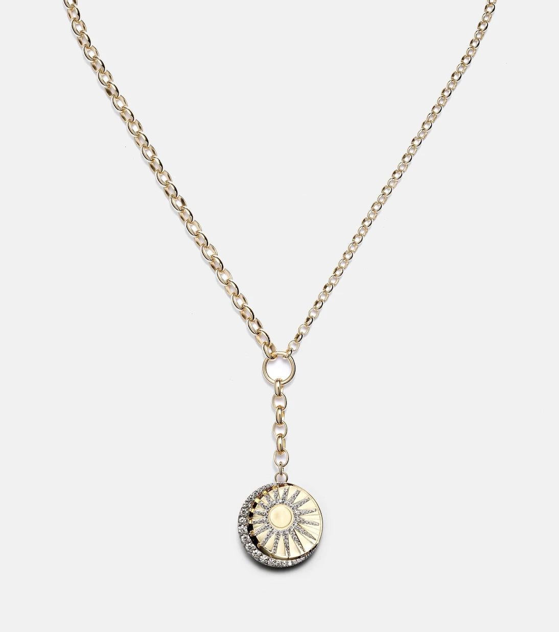 FoundRae - Balance 18kt gold chain necklace with diamonds