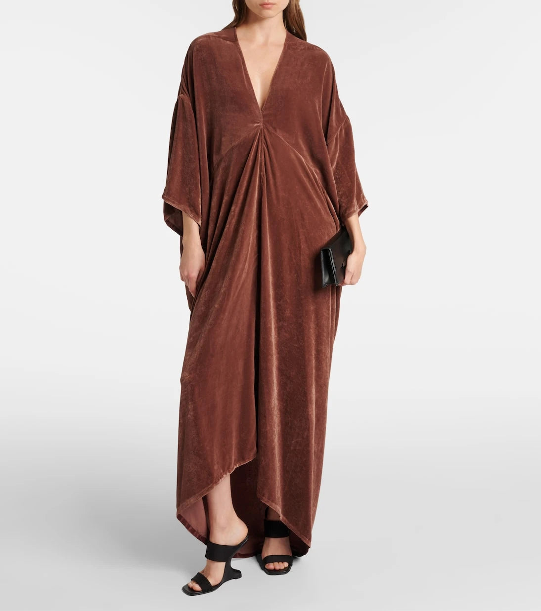 Rick Owens - Tommykite gathered jersey gown
