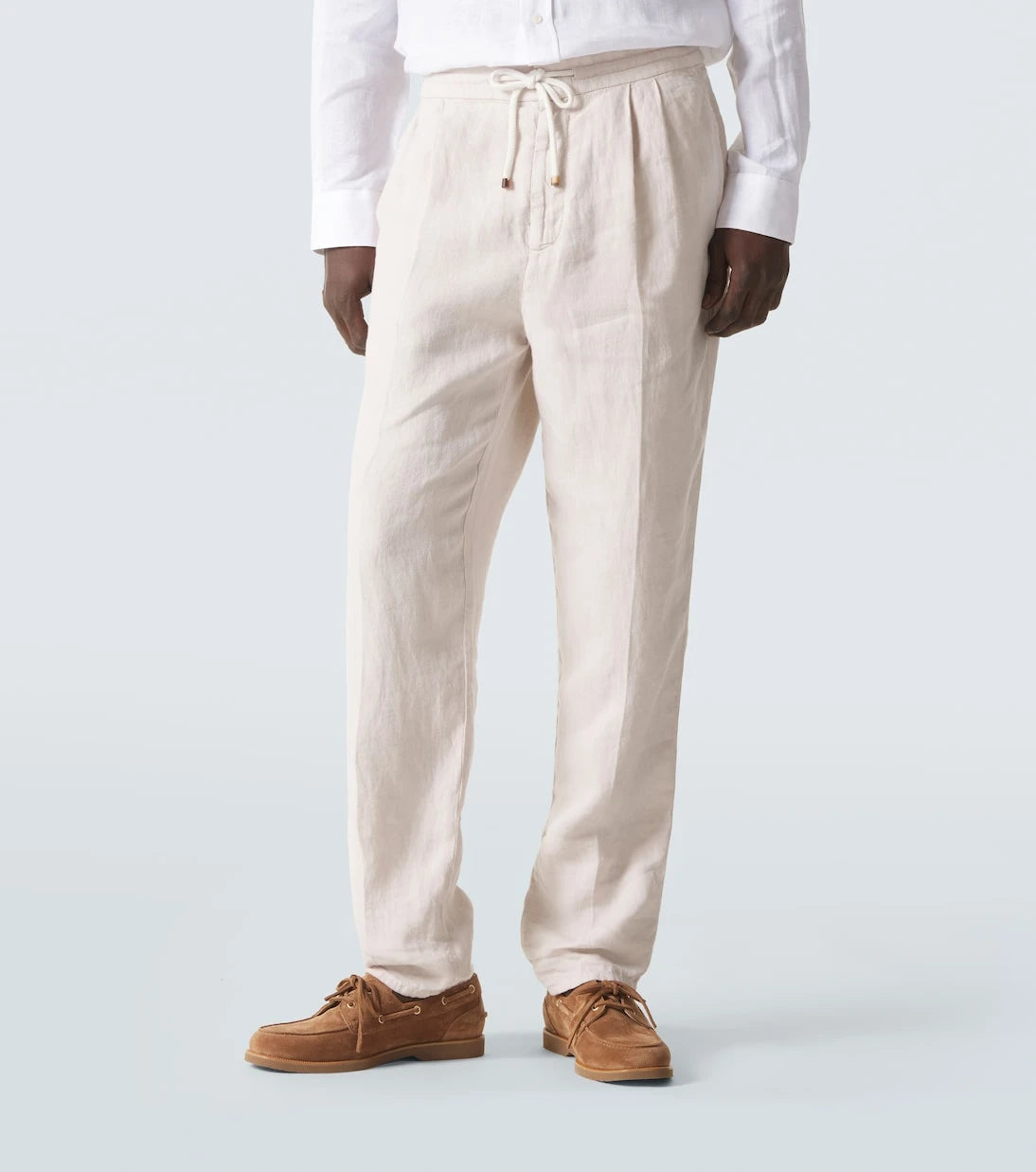 Brunello Cucinelli - Linen tapered pants