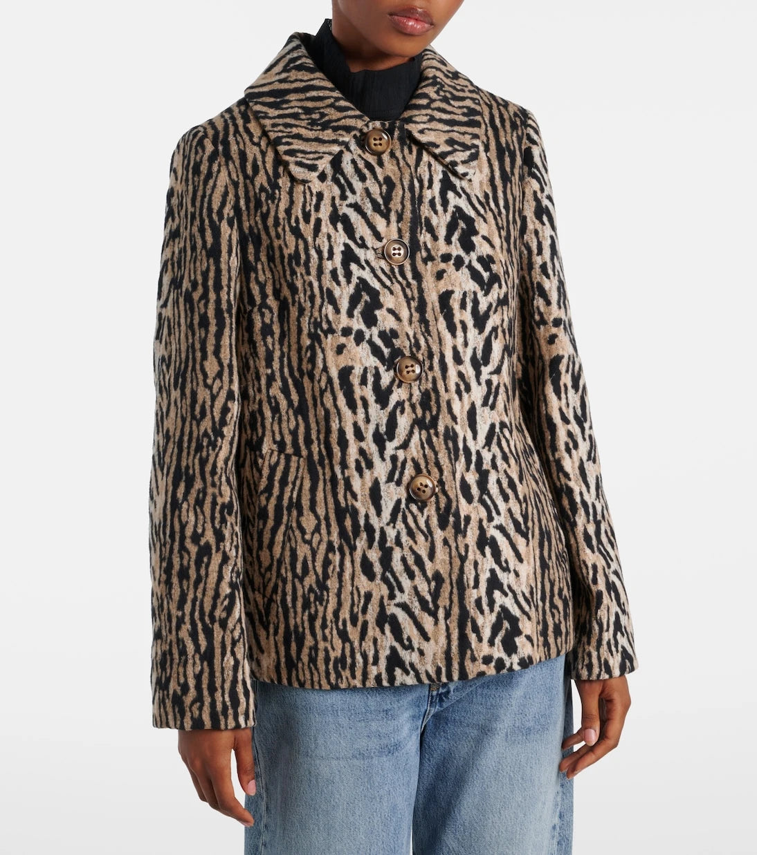 Rixo - Leila leopard-print jacket