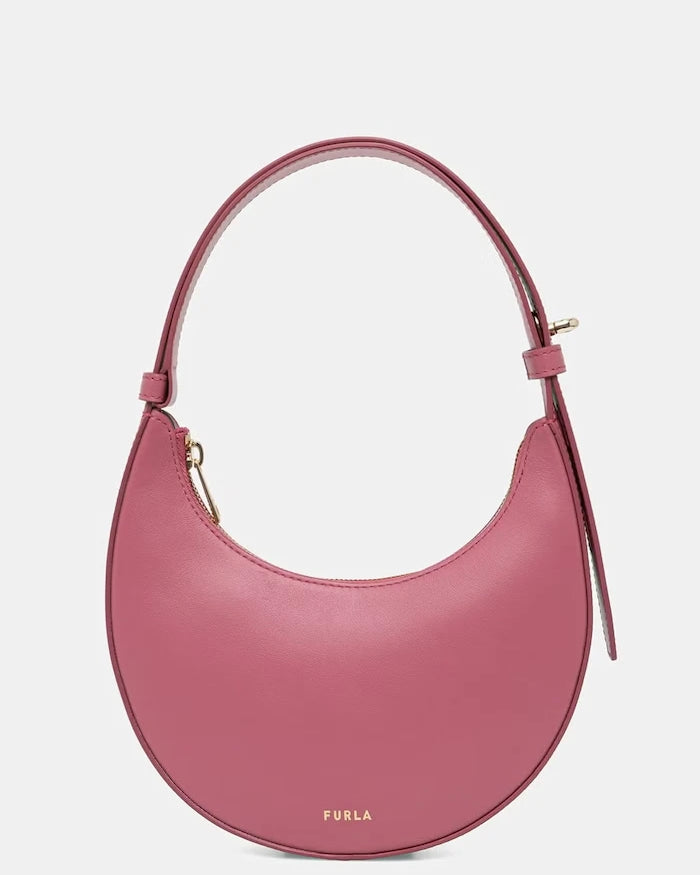 Furla чанта тип хобо дамска от кожа