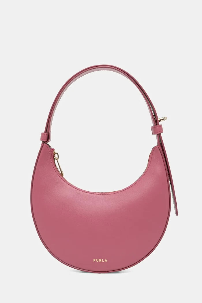 Furla чанта тип хобо дамска от кожа