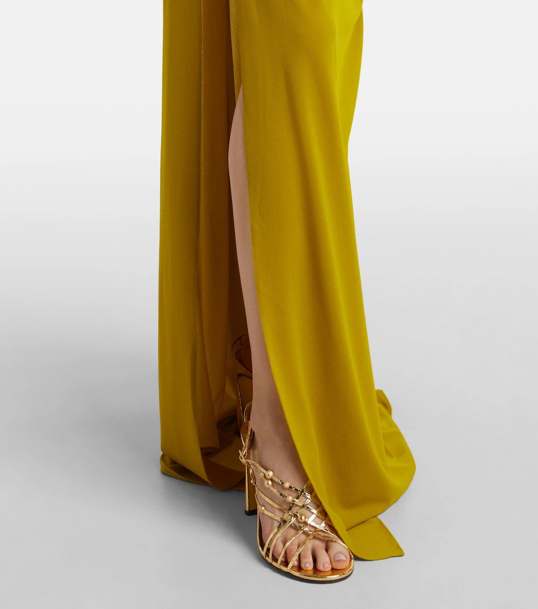 Alex Perry - Draped one-shoulder crêpe jersey gown