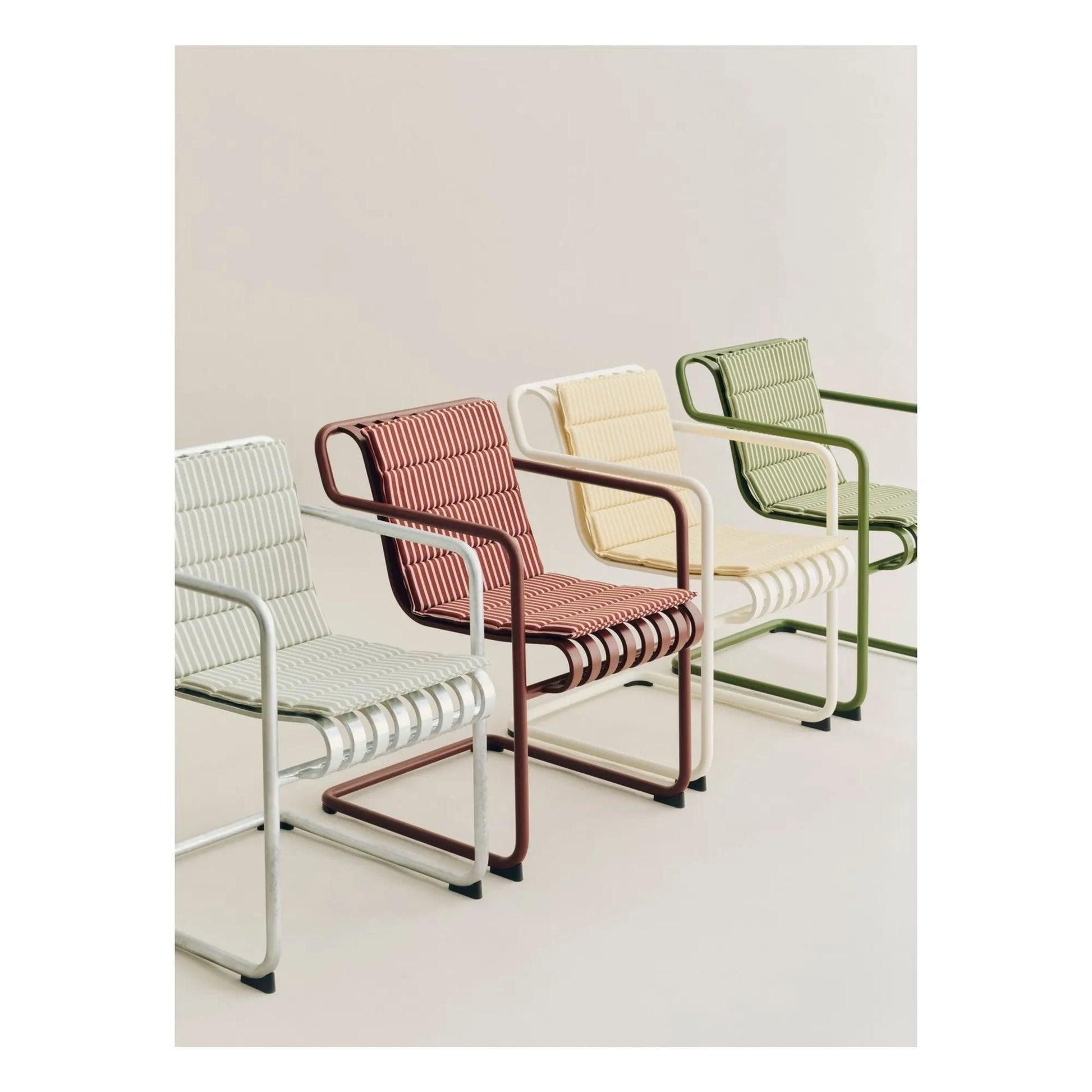 Hay - Terrazza outdoor armchair seat | Olive