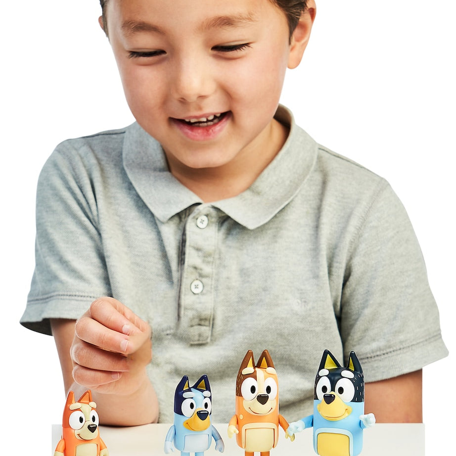 BLUEY Family Figures (Set of 4)