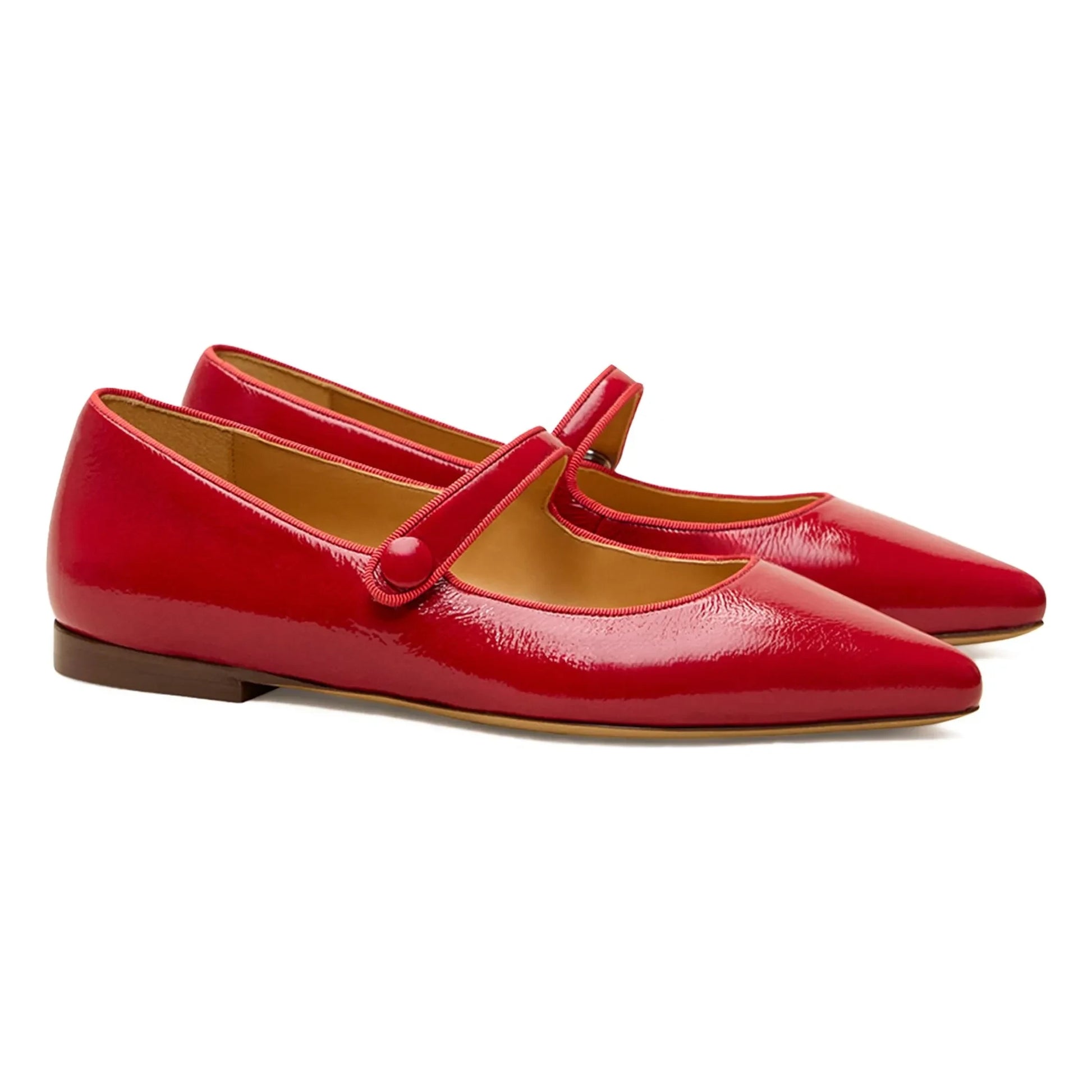 Rivecour - Ballerinas n°144 Patent leather | Red