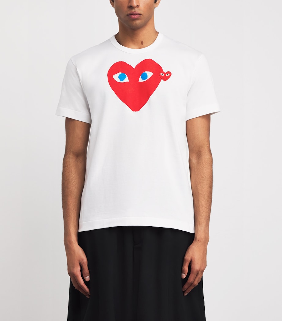 Comme Des Garçons Play Heart Logo T-Shirt