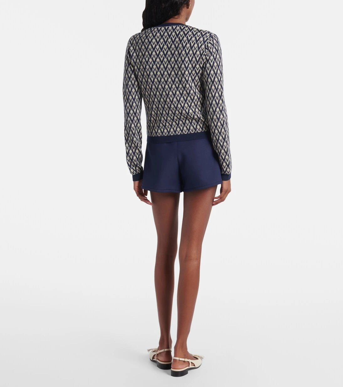 Valentino - Toute La V virgin wool cardigan