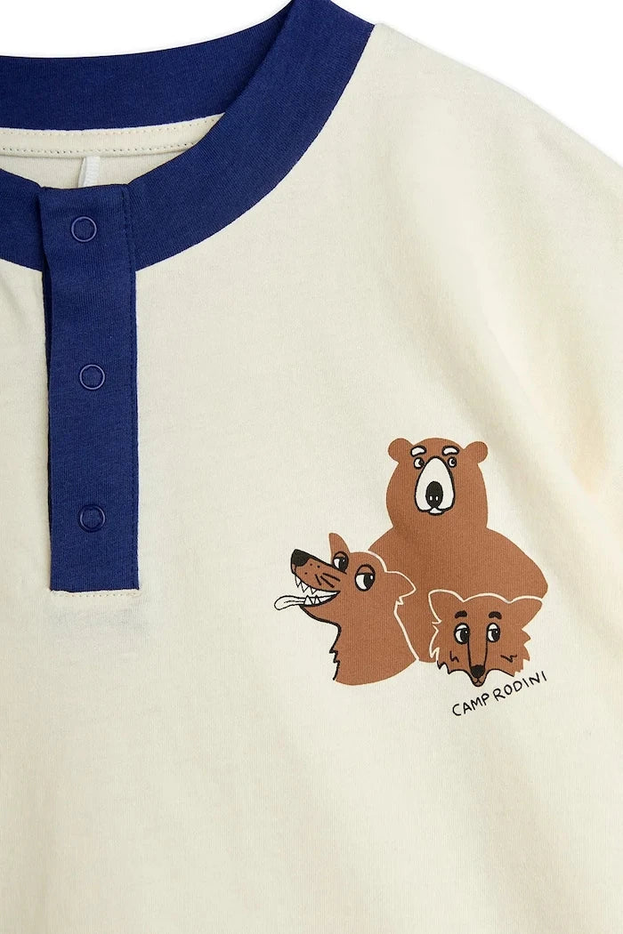 Детска памучна тениска Mini Rodini Camp Rodini