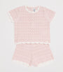 Cotton Crochet Top and Shorts Set (3 Months-4 Years)