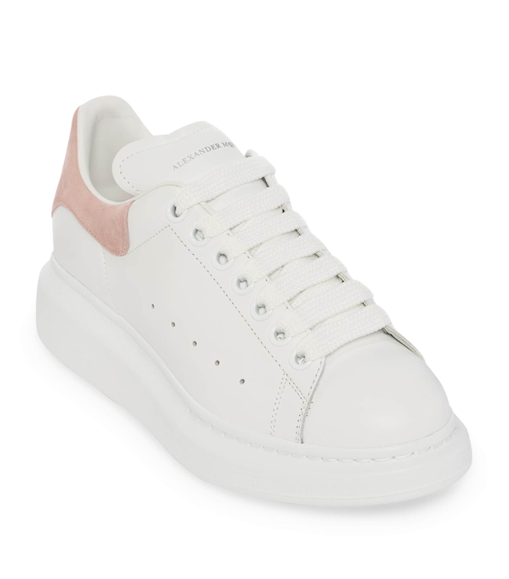 McQueen White Leather Oversized Sneakers