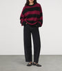 AllSaints Black Onyx Stripe Sweater