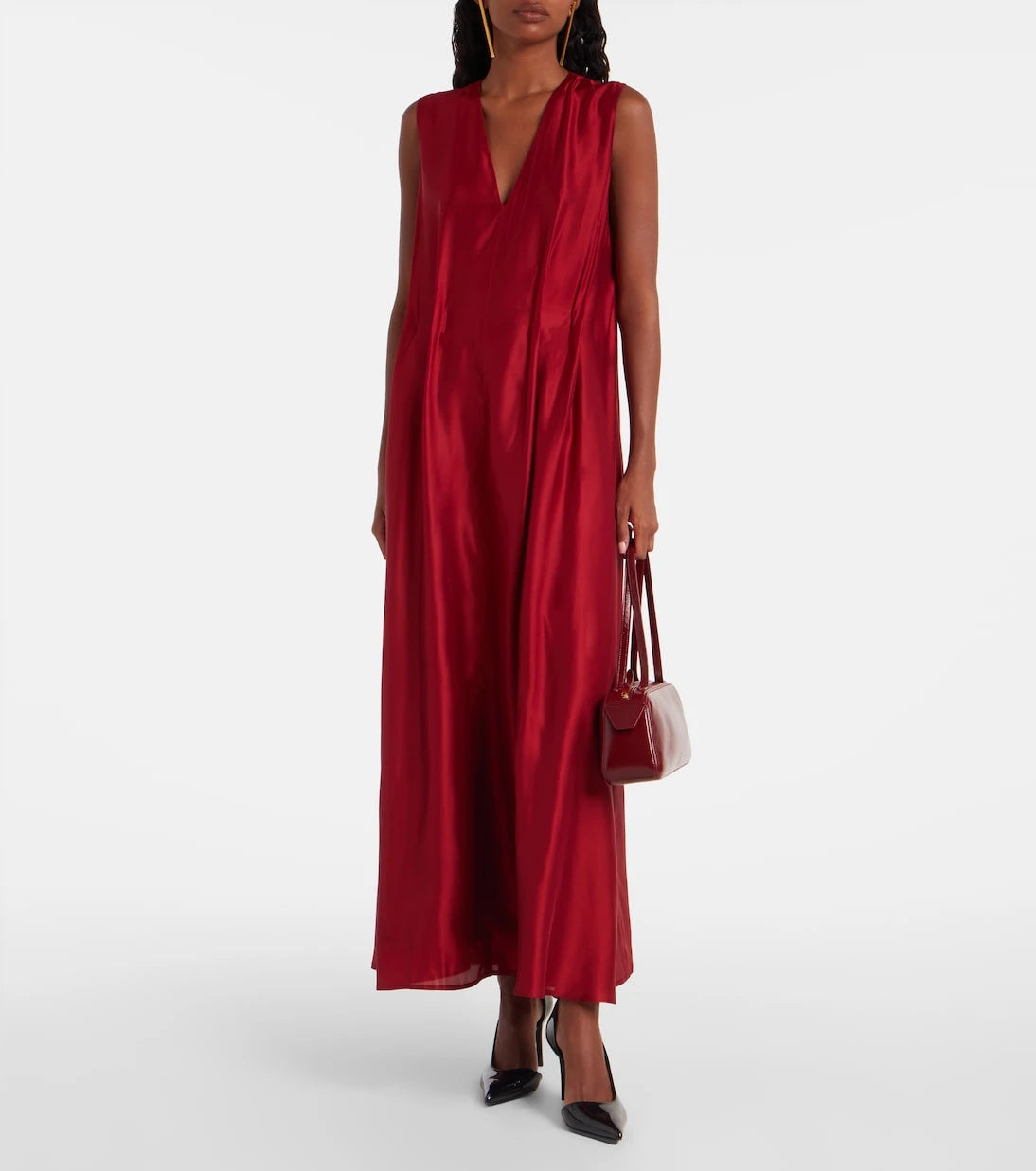 Khaite - Syd satin maxi dress