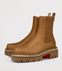 Christian Louboutin Brown St Emilia Pyraclou Leather Chelsea Boots