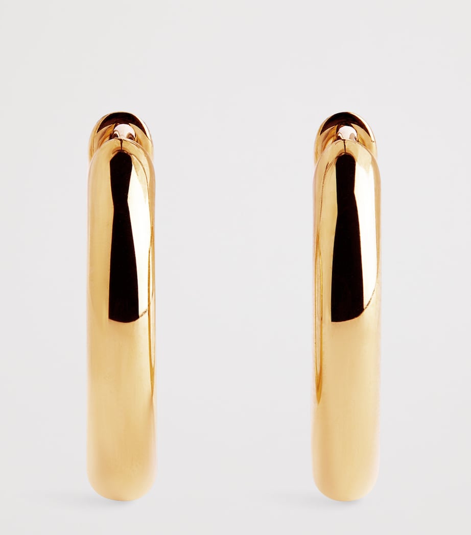 Tom Wood Small Gold-Plated Sterling Silver Hoop Earrings