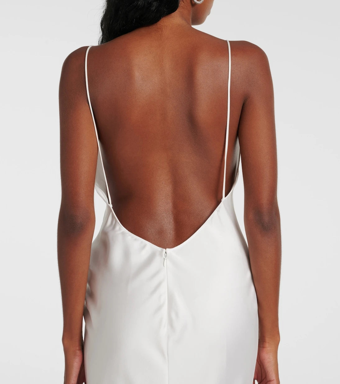 The New Arrivals Ilkyaz Ozel - Open-back satin gown