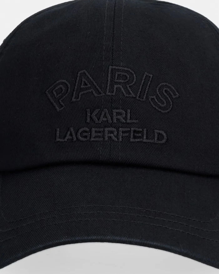 Karl Lagerfeld pamuklu erkek vizörlü şapka
