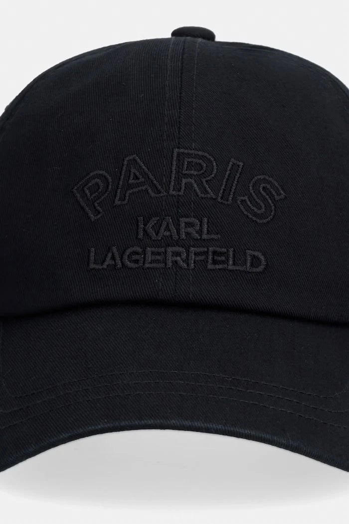 Karl Lagerfeld pamuklu erkek vizörlü şapka