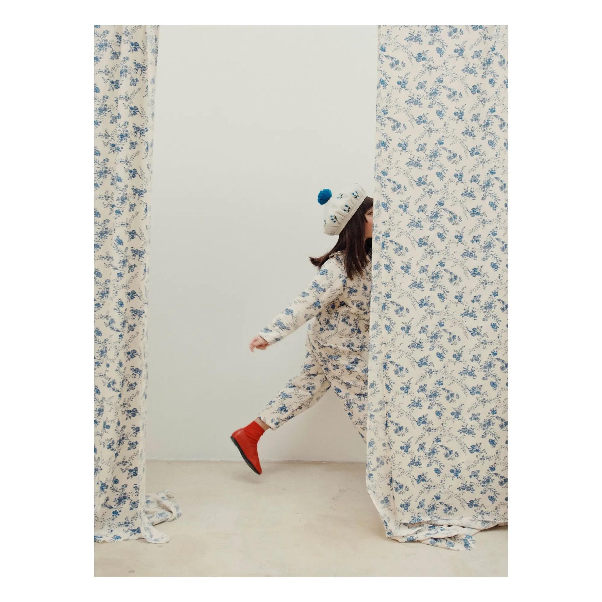 Emile et Ida - Floral Quilted Jacket | Ecru