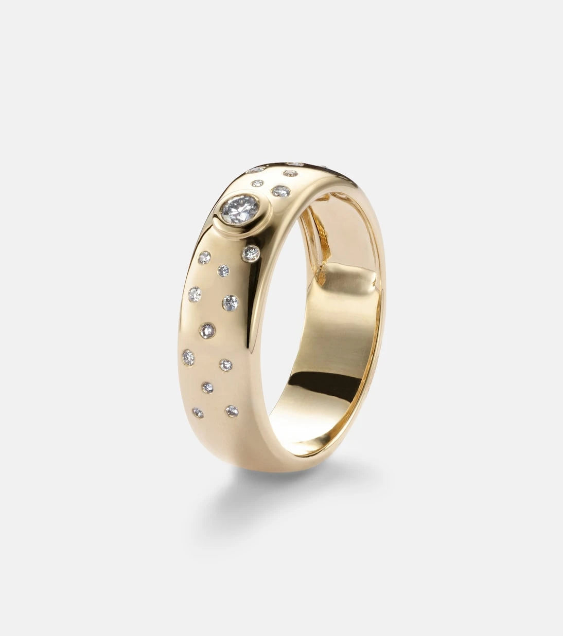 Roxanne First - 14kt gold ring with diamonds