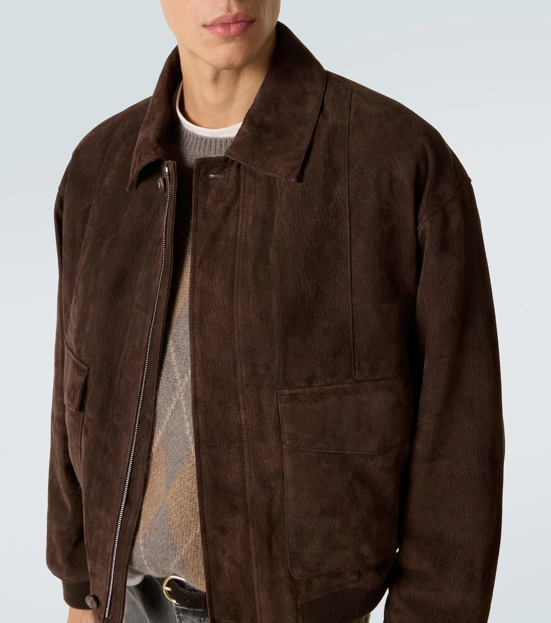 Frame - Retro suede blouson jacket