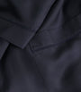 Navy Silk Sabine Long Robe