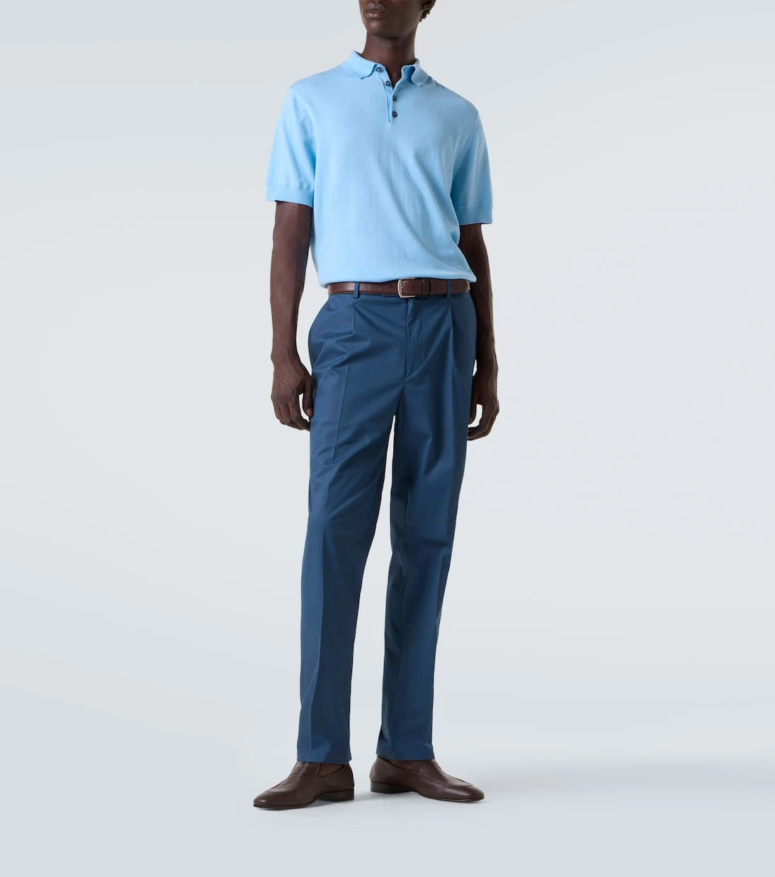 Zegna - Cotton straight pants