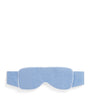 Merino Wool Herringbone Eye Mask BLUEBELL