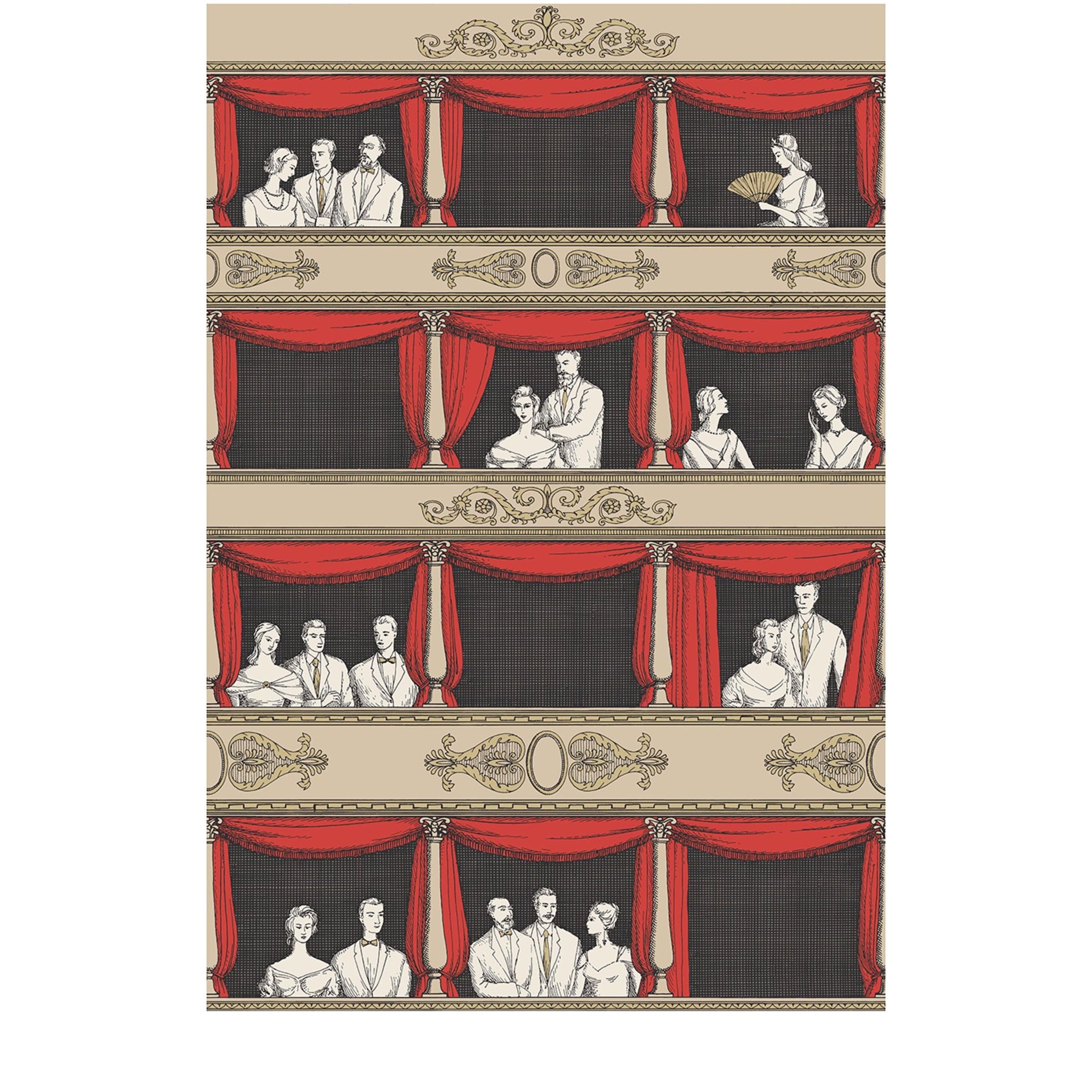 Cole & Son x Fornasetti Teatro Wallpaper Roll