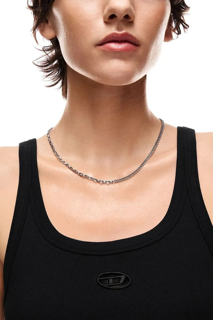 Diesel Erkek Paslanmaz Çelik Kolye Diesel Font
