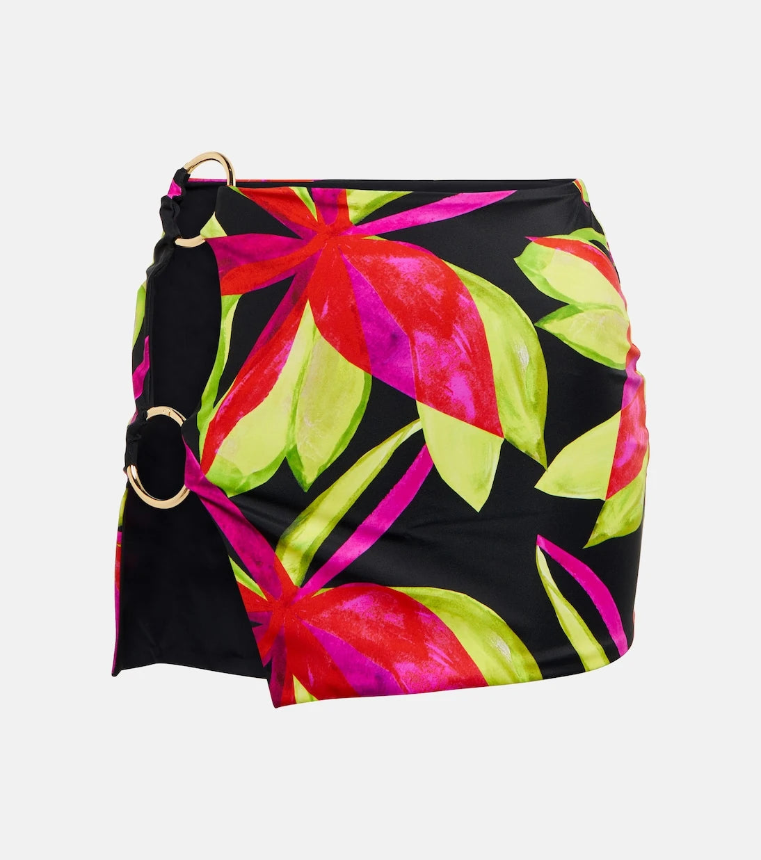 Louisa Ballou - Double Ring printed miniskirt