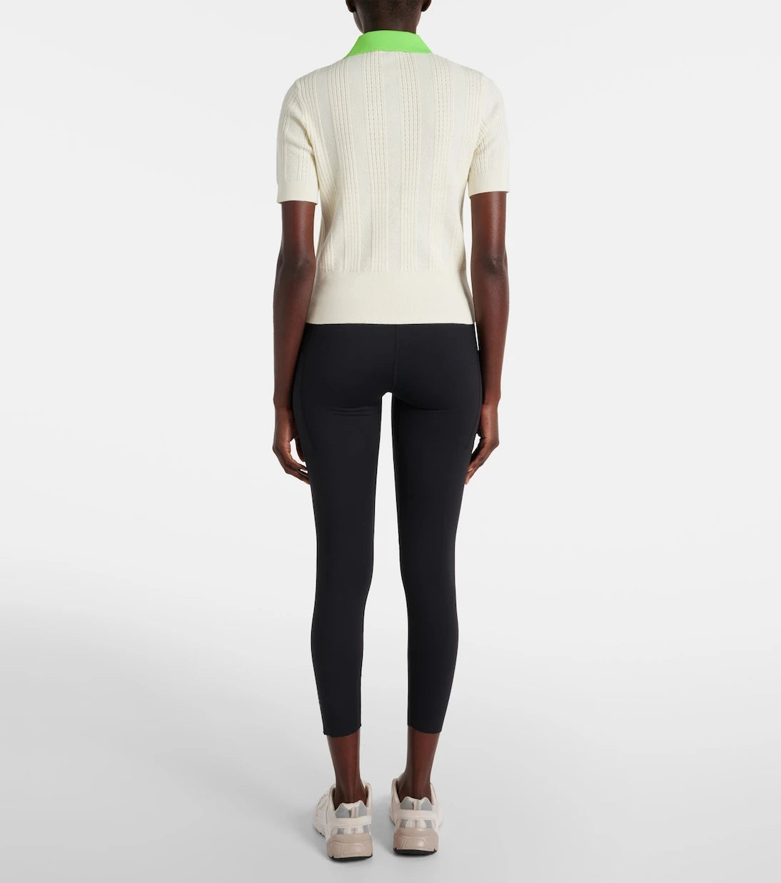 Tory Sport - Pointelle cotton polo shirt