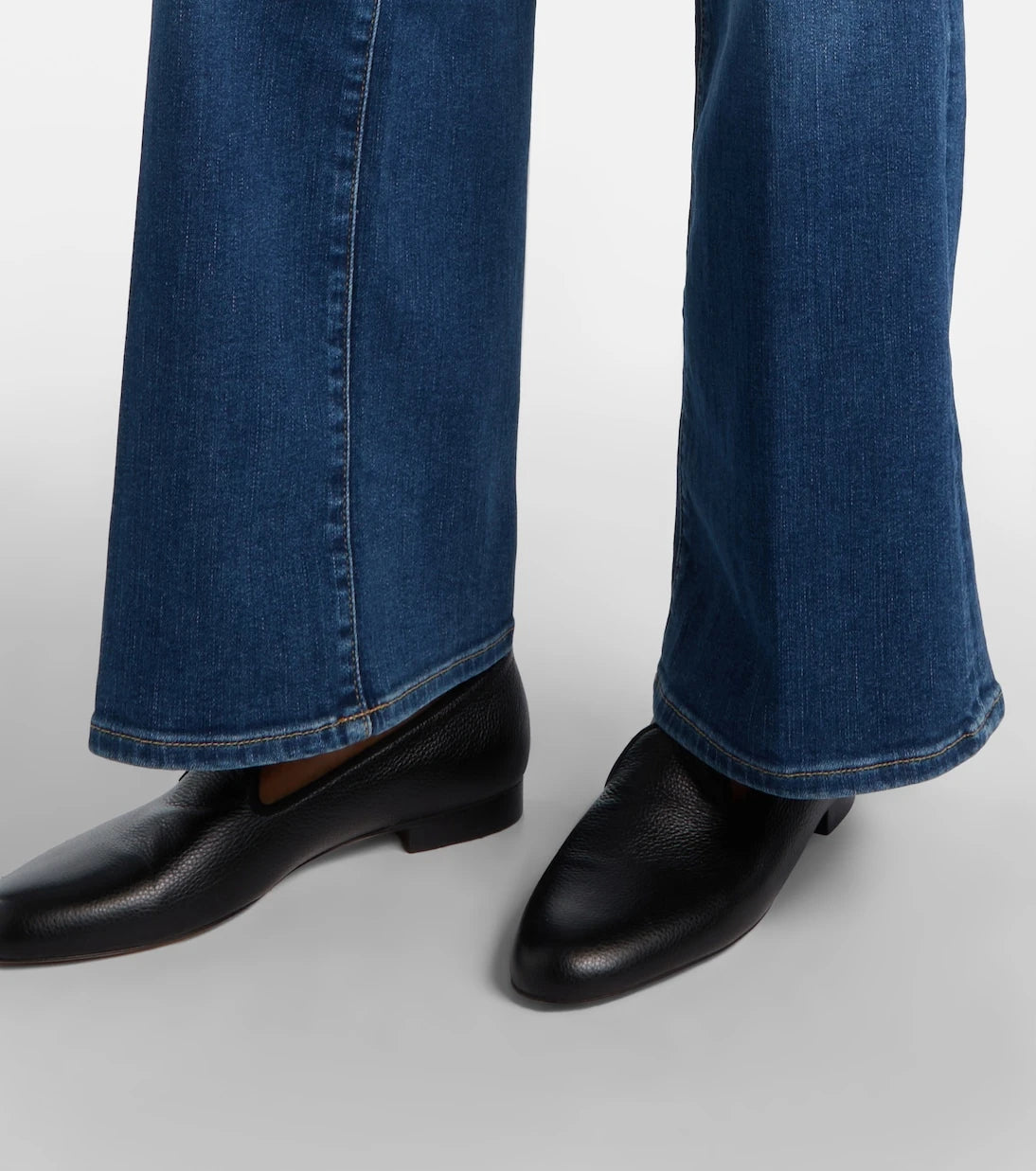 Frame - Low Rise Le Slim Palazzo wide-leg jeans