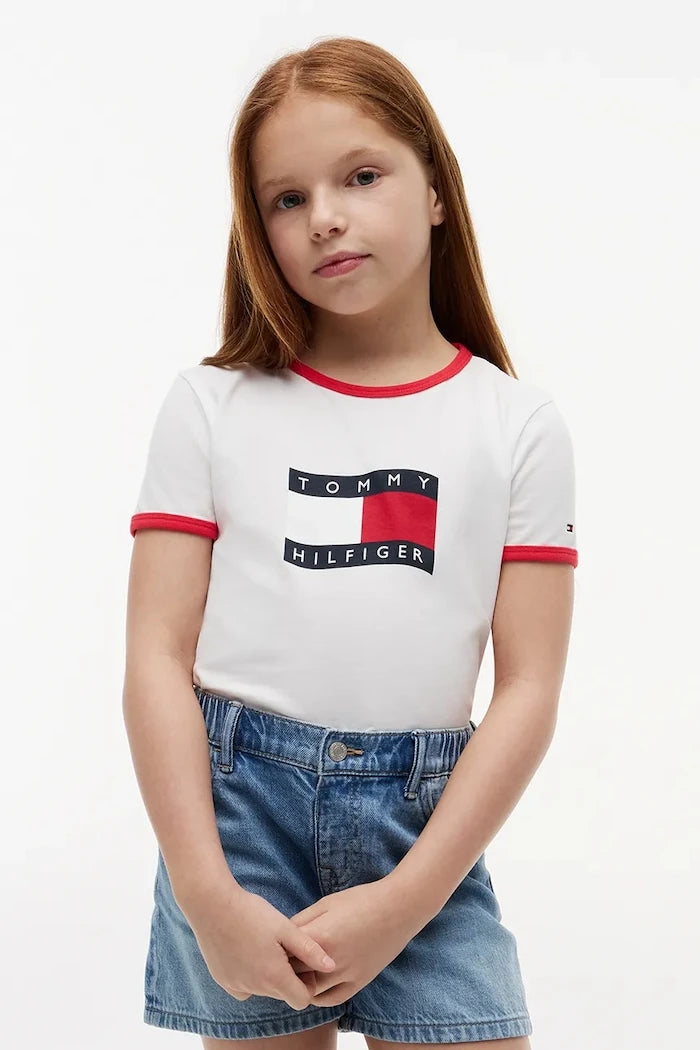 Tommy Hilfiger тениска за деца от памук