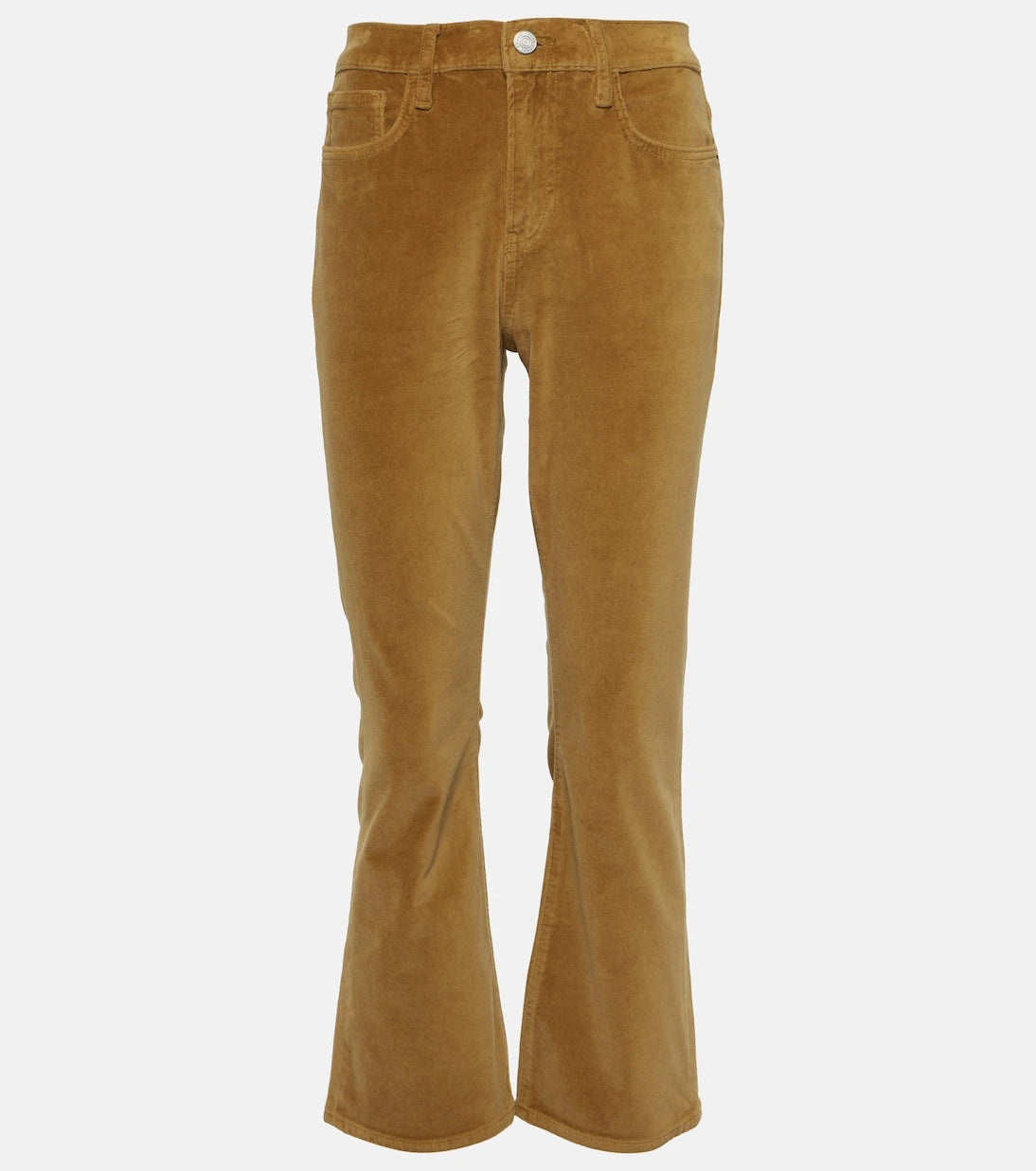 Frame - Le Crop Mini Boot Velveteen bootcut jeans