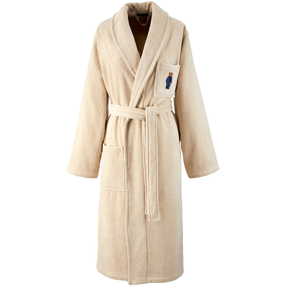 Cotton Denim Bear Bathrobe